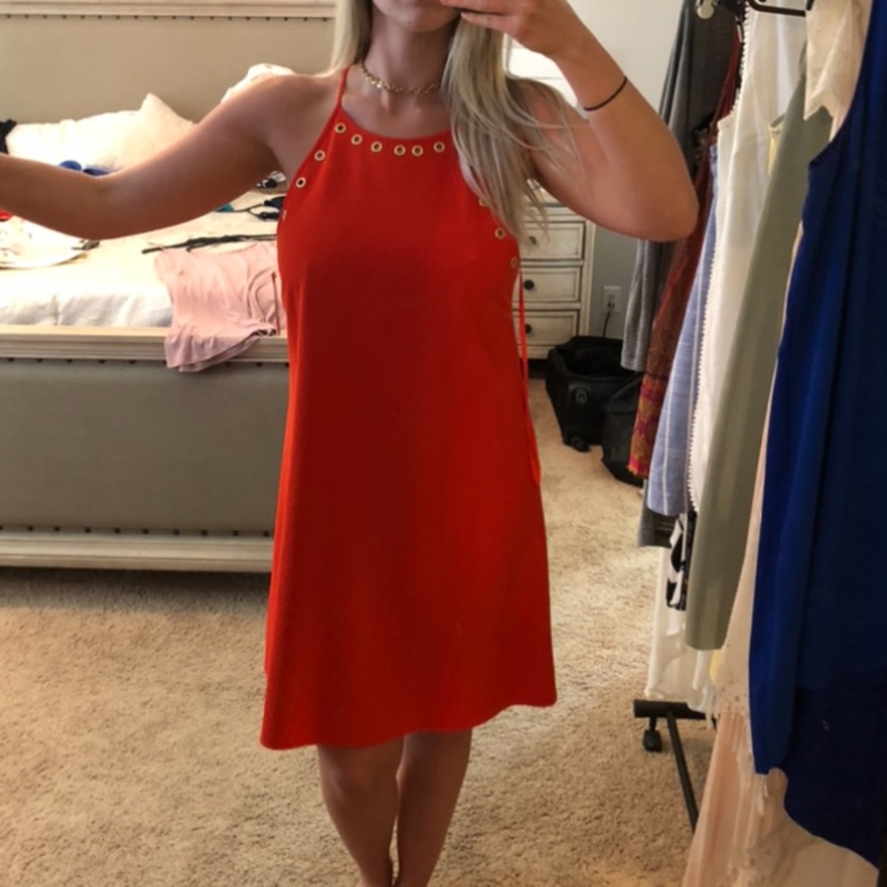 Red tank dress NWT